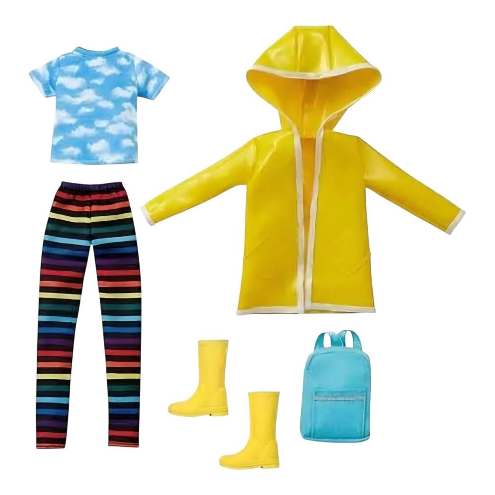 Mattel Creatable World Rainy Day Style Clothes Pack Read